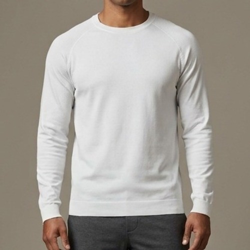 FOOTJOY Mens Thermal Base Layer M White Nylon Spandex Athletic Performance